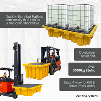 Single & Double IBC Bunded Pallets