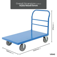 Heavy Duty Steel Platform Trolleys