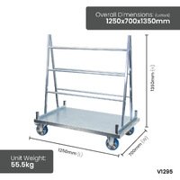 A Frame Panel Carts (Polyurethane Wheels)