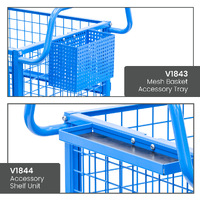 3 Sided Mesh Cage Trolley