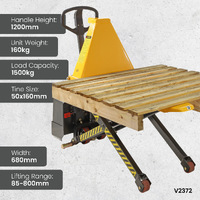 1500KG Hi Lift Pallet Trucks -  Electric