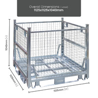 Collapsible & Stackable Stillage Cage