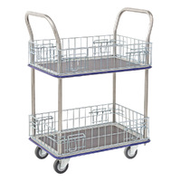 Multi Purpose 2 Tier Cage Trolleys