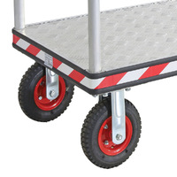 Pneumatic Wheel Kit ( includes 2 Swivel wheels with brakes and 2 fixed wheels)