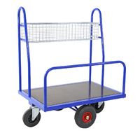 Transport Trolley with Storage Basket