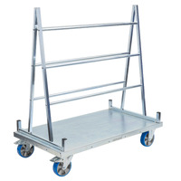 A Frame Panel Cart (Polyurethane Castors)