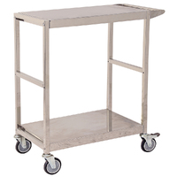 2 Tier Stainless Steel Trolley