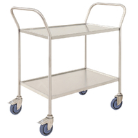 Stainless Steel 2 Tier Trolley