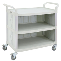 3 Tier Utility Carts (With Sides) 1110x520x1010mm