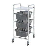 3 Basket Office Trolley