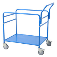 Double Tub Order Picking Trolley (Plastic tubs sold separately)