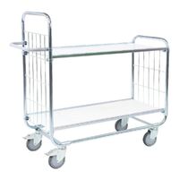 2 Tier Trolley (With Adjustable Shelves)