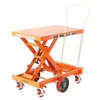 Spring Scissor Lift Trolley - 830x500mm