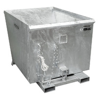 1100L Tipping Bin (with release mechanism)