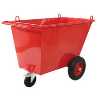 400L Steel Waste Trolley