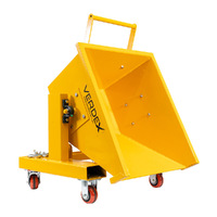 150L Waste Tipping Bin (Yellow Painted)