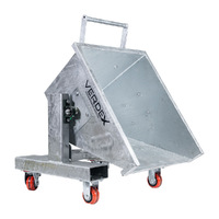 150L Waste Tipping Bin (Galvanised)