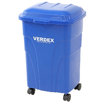 70L Garbage Bins - Blue