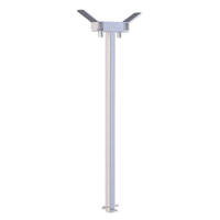 Double Wheelie Bin Stand Inground (120L & 240L)