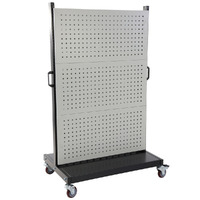 Square Hole Pegboard Panel Trolley - 1040x980x1540mm