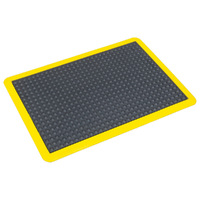 Black With yellow Border Ergo Trend Anti-Fatigue Mat - 600x900mm