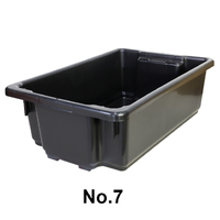 No. 7 Bins - 645x413x210mm (LxWxD) - 32L Black Recycled