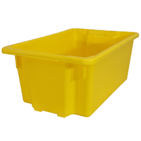 No. 10 Bins 645x413x276mm (LxWxD) - 52L capacity - Yellow