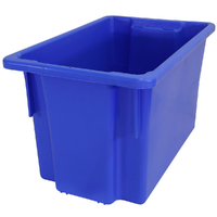 No. 15 Bins 645x413x397mm (LxWxD) - 68L capacity -Blue