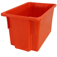 No. 15 Bins 645x413x397mm (LxWxD) - 68L capacity -Red