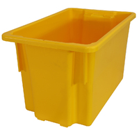 No. 15 Bins 645x413x397mm (LxWxD) - 68L capacity -Yellow