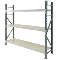 Longspan Steel Shelving Starter Bay  1800x1800x450mm (HxWxD)