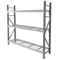 Longspan Mesh Shelving Starter Bay 1800x2400x450mm (HxWxD)