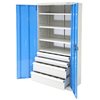 Heavy Duty Industrial Storage Cabinets 4 Drawer Cabinet ( 2 x 100mm & 2 x 200mm drawers)