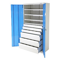 Heavy Duty Industrial Storage Cabinets 6 Drawer Cabinet ( 3 x 100mm & 3 x 200mm drawers)