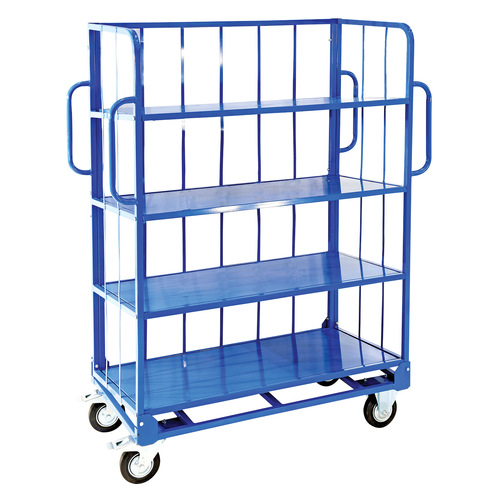 Heavy Duty Sloping 4 Shelf Trolleys