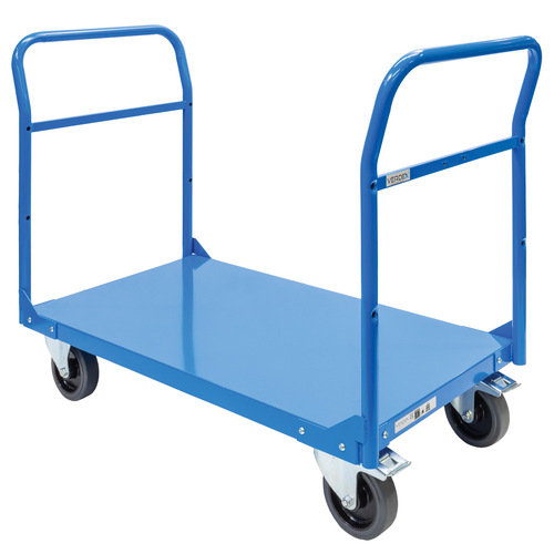 Heavy Duty Double Handle Platform Trolley