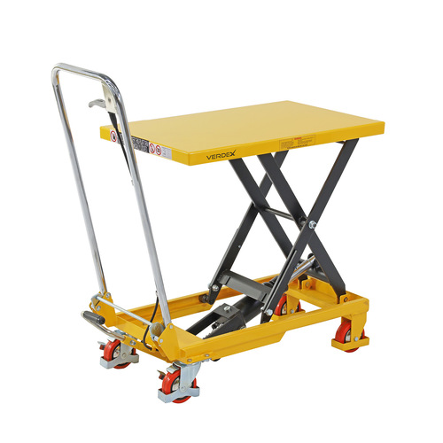 Scissor Lift Trolley 450x700mm (150kg capacity) - Single Scissor