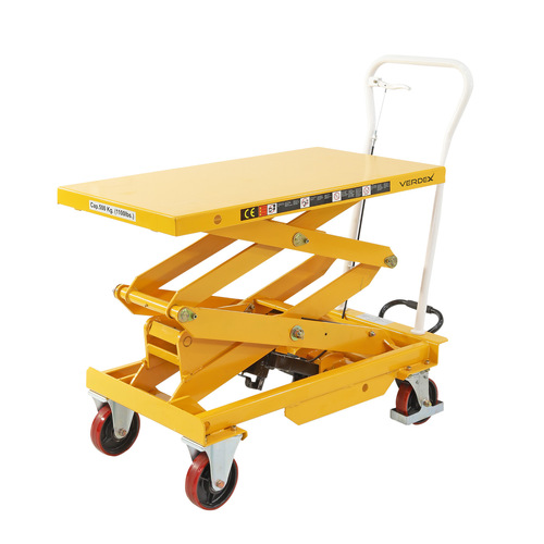 Scissor Lift Trolley 520x1010mm (500kg capacity) - Double Scissor