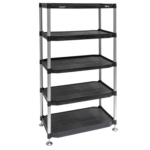 5 Tier Shelving Unit with Adjustable Feet